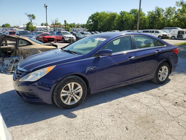 5NPEB4AC1CH410894 - 2012 HYUNDAI SONATA GLS BLUE photo 1