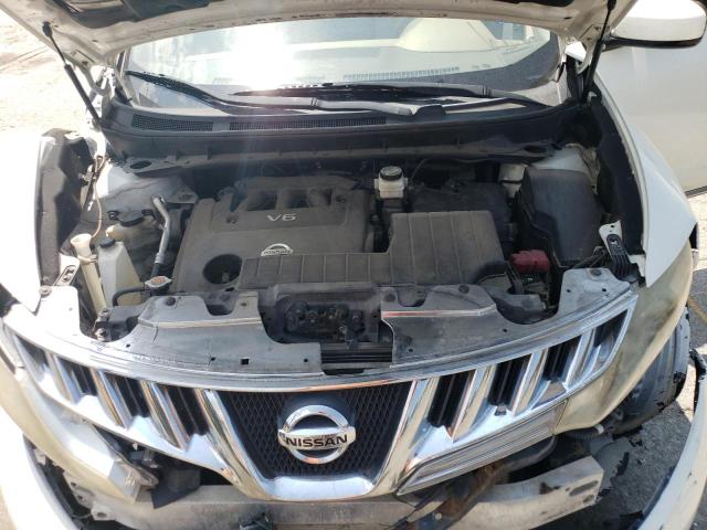 JN8AZ1MWXCW223635 - 2012 NISSAN MURANO S WHITE photo 11