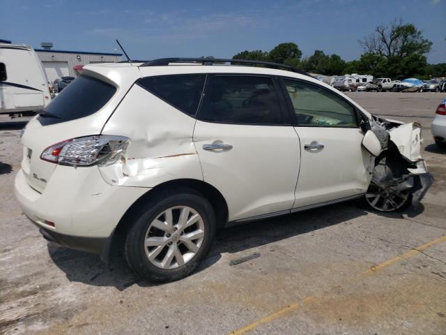 JN8AZ1MWXCW223635 - 2012 NISSAN MURANO S WHITE photo 3