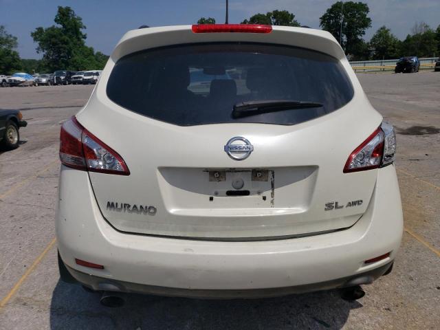 JN8AZ1MWXCW223635 - 2012 NISSAN MURANO S WHITE photo 6