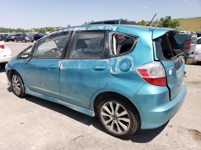 JHMGE8H55DC009696 - 2013 HONDA FIT SPORT GREEN photo 2