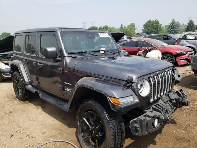 1C4JJXP6XMW848703 - 2021 JEEP WRANGLER U SAHARA 4XE BLACK photo 4