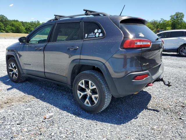 1C4PJMBB4FW594311 - 2015 JEEP CHEROKEE TRAILHAWK CHARCOAL photo 2