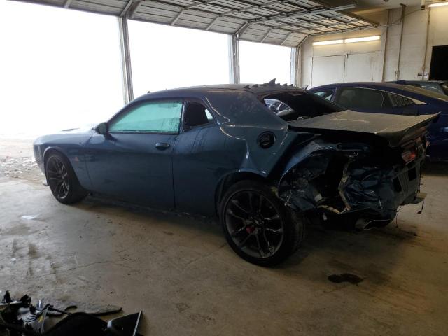 2C3CDZFJ7NH194135 - 2022 DODGE CHALLENGER R/T SCAT PACK BLUE photo 2