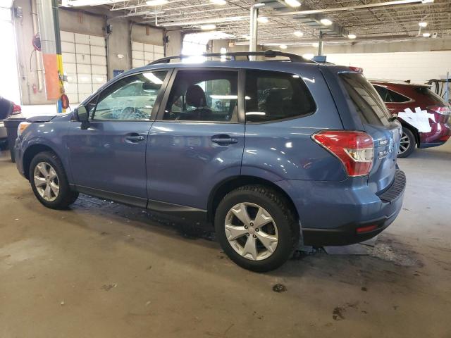 JF2SJADC3GH525146 - 2016 SUBARU FORESTER 2.5I PREMIUM BLUE photo 2