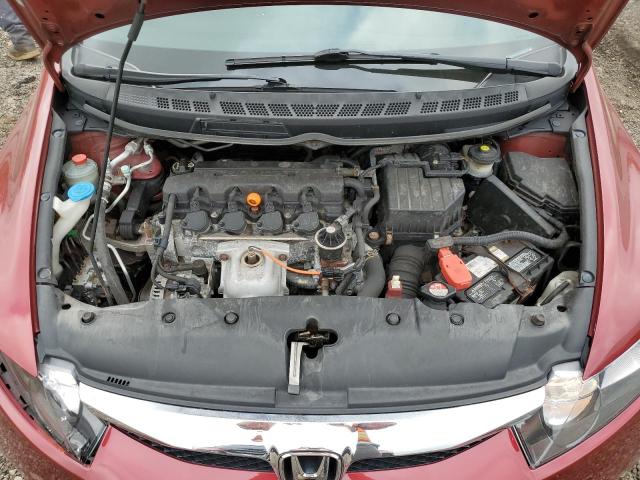 2HGFA1F60BH550419 - 2011 HONDA CIVIC LX-S Կարմիր լուսանկար 11