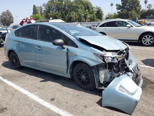 JTDKN3DU0C1610553 - 2012 TOYOTA PRIUS TURQUOISE photo 4