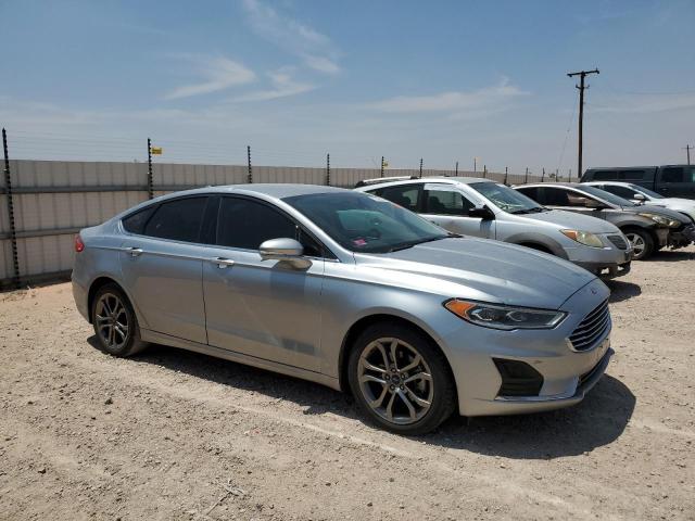 3FA6P0CD0LR137163 - 2020 FORD FUSION SEL SILVER photo 4