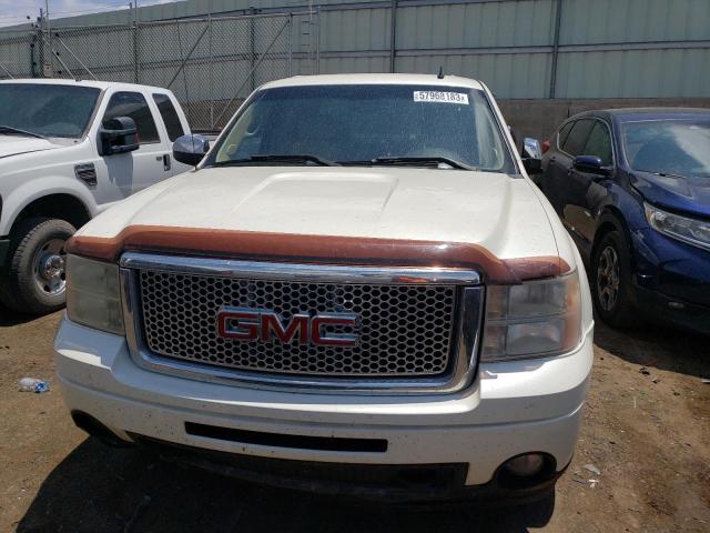 3GTP2XE28CG204864 - 2012 GMC SIERRA K1500 DENALI WHITE photo 5