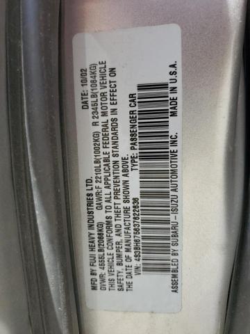 4S3BH675637622636 - 2003 SUBARU LEGACY OUTBACK AWP 灰色 照片 12