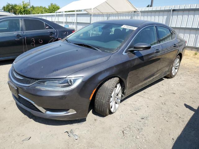 1C3CCCAB3GN106577 - 2016 CHRYSLER 200 LIMITED GRAY photo 1