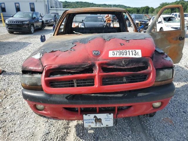 1D7HG32N33S178427 - 2003 DODGE DAKOTA SPORT RED photo 5