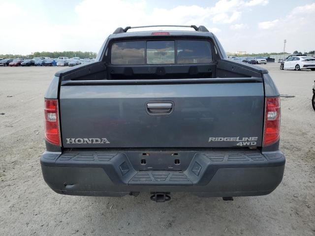 5FPYK1F57AB002134 - 2010 HONDA RIDGELINE RTL GRAY photo 6