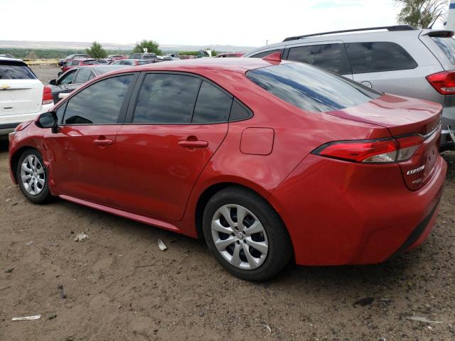 5YFEPMAE1MP212629 - 2021 TOYOTA COROLLA LE RED photo 2