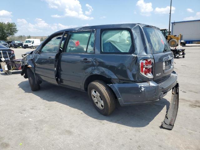 2HKYF18126H559338 - 2006 HONDA PILOT LX BLUE photo 2