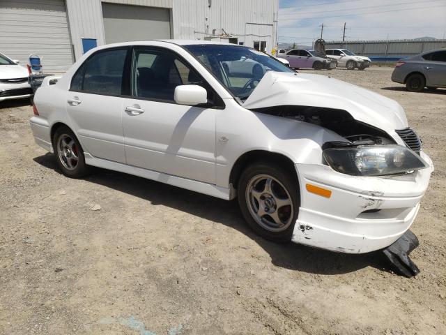 JA3AJ86E82U056233 - 2002 MITSUBISHI LANCER OZ RALLY WHITE photo 4