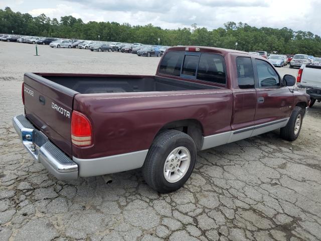 1B7GL22X4YS528054 - 2000 DODGE DAKOTA BURGUNDY photo 3