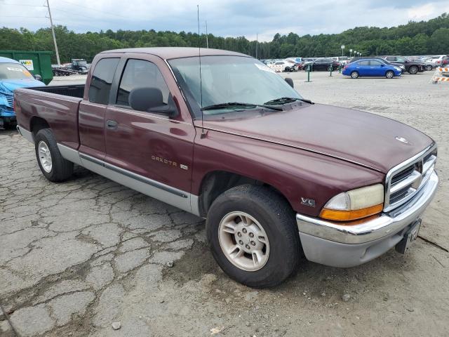 1B7GL22X4YS528054 - 2000 DODGE DAKOTA BURGUNDY photo 4