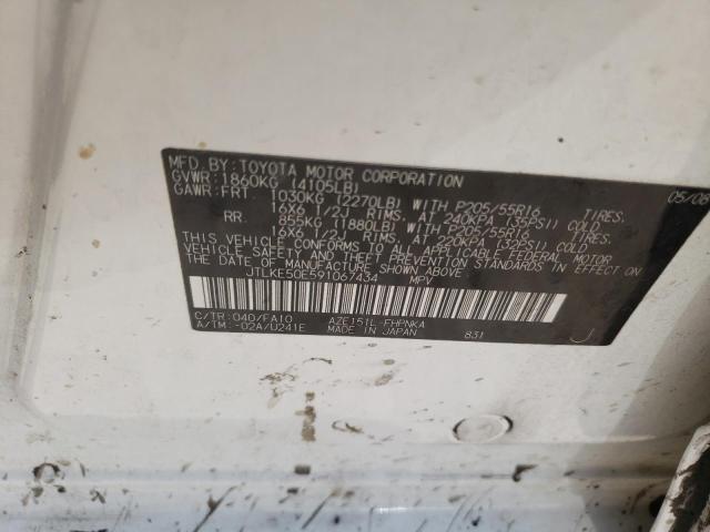 JTLKE50E591067434 - 2009 TOYOTA SCION XB 白色 照片 12