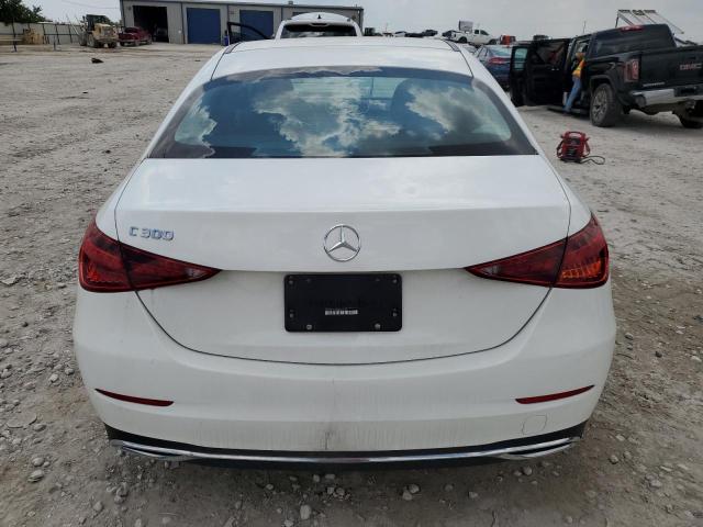 W1KAF4GB0NR009534 - 2022 MERCEDES-BENZ C 300 WHITE photo 6