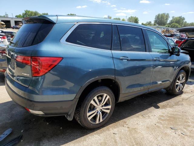 5FNYF6H5XHB087715 - 2017 HONDA PILOT EXL BLUE photo 3