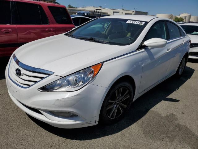 5NPEB4AC1DH653087 - 2013 HYUNDAI SONATA GLS WHITE photo 1