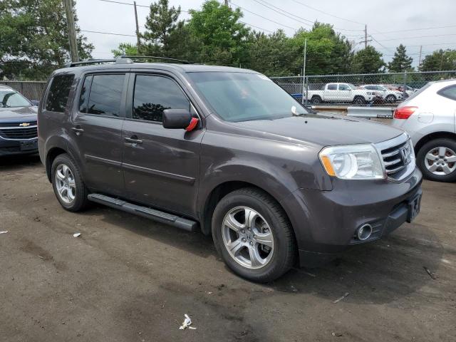 5FNYF4H51EB032943 - 2014 HONDA PILOT EXL BROWN photo 4