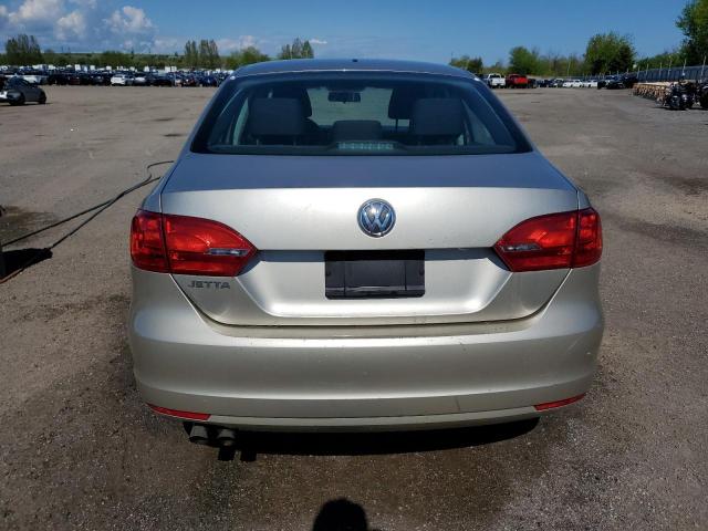 3VW2K7AJ8DM232283 - 2013 VOLKSWAGEN JETTA BASE SILVER photo 6