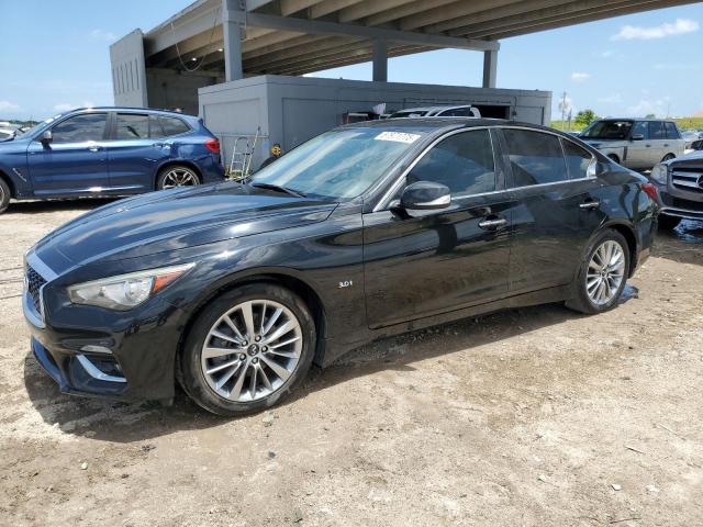 JN1EV7AP4JM350109 - 2018 INFINITI Q50 LUXE 黑色 照片 1