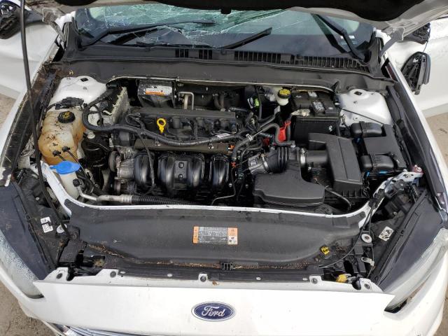 3FA6P0G73GR398524 - 2016 FORD FUSION S WHITE photo 11