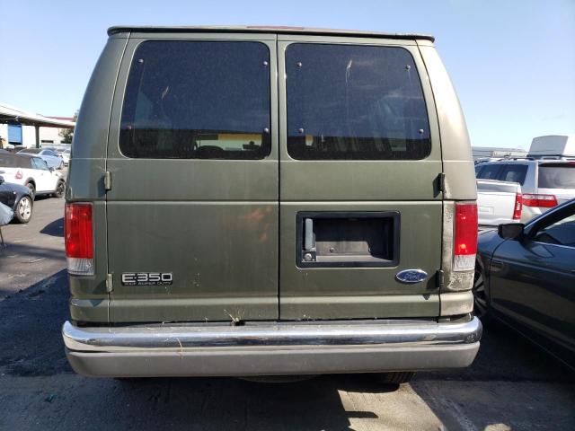 1FBNE31L73HA90081 - 2003 FORD ECONOLINE E350 SUPER DUTY WAGON GREEN photo 6