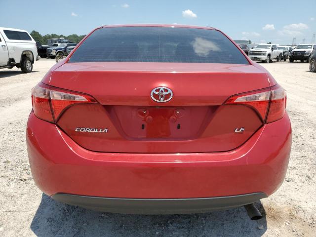 5YFBURHE1KP882659 - 2019 TOYOTA COROLLA L RED photo 6