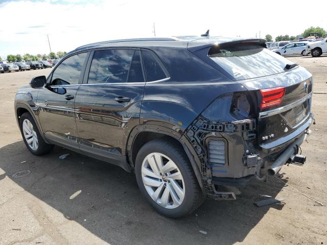 1V21E2CA2LC216701 - 2020 VOLKSWAGEN ATLAS CROS SE BLACK photo 2