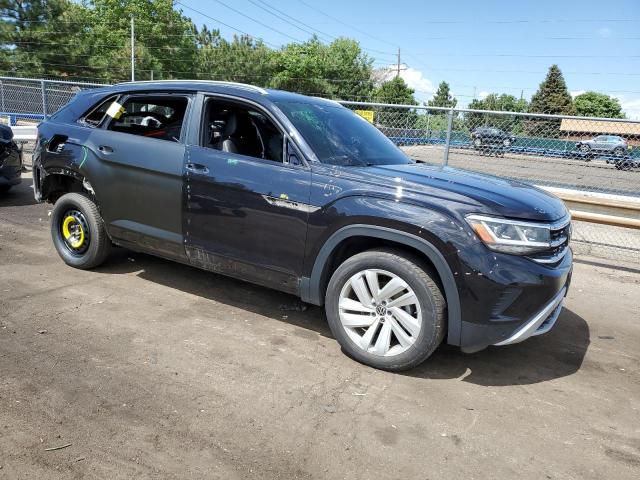 1V21E2CA2LC216701 - 2020 VOLKSWAGEN ATLAS CROS SE შავი ფოტო 4