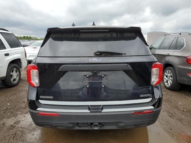 1FM5K8AB1LGA84688 - 2020 FORD EXPLORER POLICE INTERCEPTOR BLACK photo 6