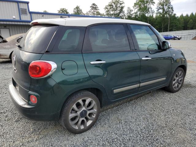 ZFBCFACH9EZ021972 - 2014 FIAT 500L LOUNGE GREEN photo 3