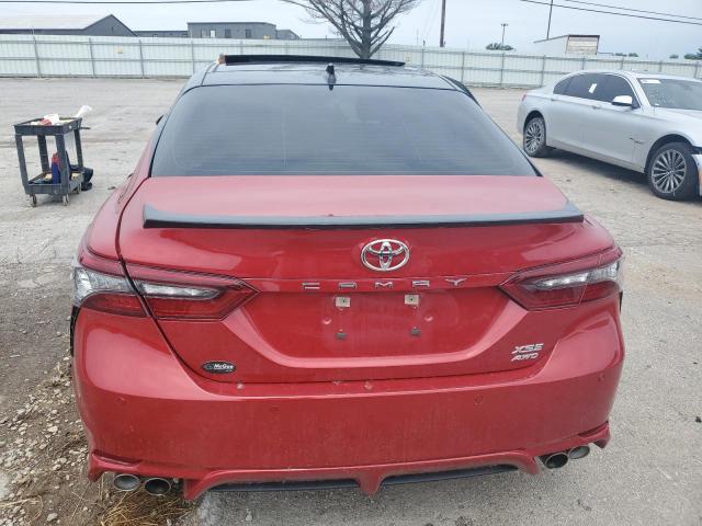 4T1K61BKXPU085410 - 2023 TOYOTA CAMRY XSE RED photo 6