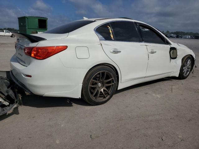 JN1BV7APXEM685285 - 2014 INFINITI Q50 BASE WHITE photo 3