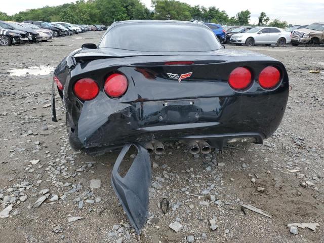 1G1YY25W895111148 - 2009 CHEVROLET CORVETTE BLACK photo 6