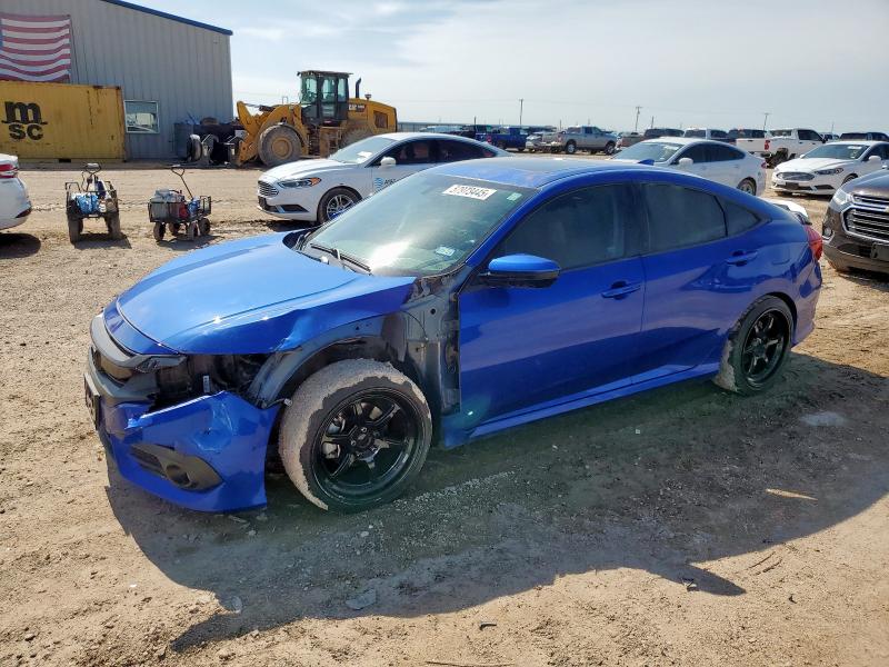 19XFC1F77HE026948 - 2017 HONDA CIVIC EXL BLUE photo 1