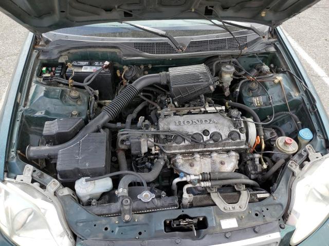 2HGEJ6615YH516157 - 2000 HONDA CIVIC BASE 绿色 照片 11