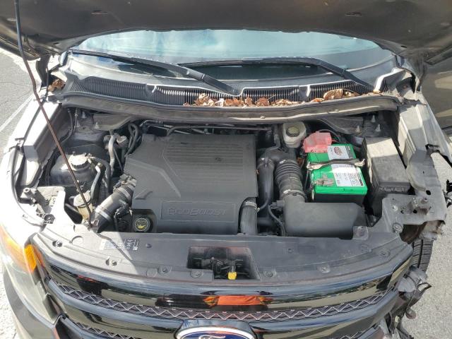 1FM5K8GT0FGC14836 - 2015 FORD EXPLORER SPORT GRAY photo 12