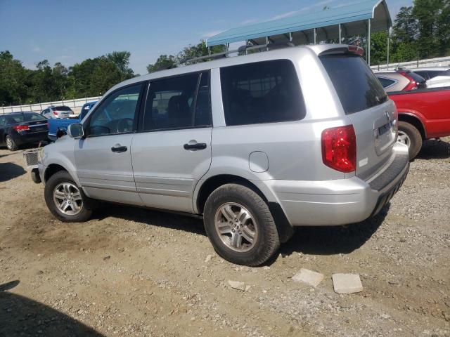 2HKYF18604H619304 - 2004 HONDA PILOT EXL SILVER photo 2