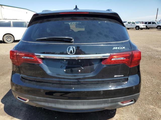 5FRYD4H8XEB501882 - 2014 ACURA MDX ADVANCE BLACK photo 6