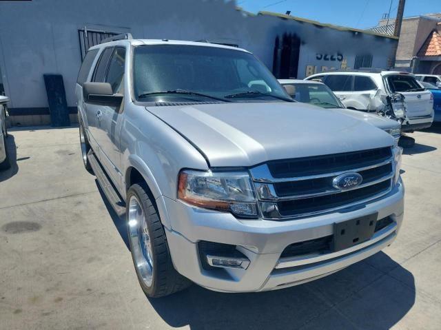 1FMJK1HT0FEF32035 - 2015 FORD EXPEDITION EL XLT SILVER photo 1