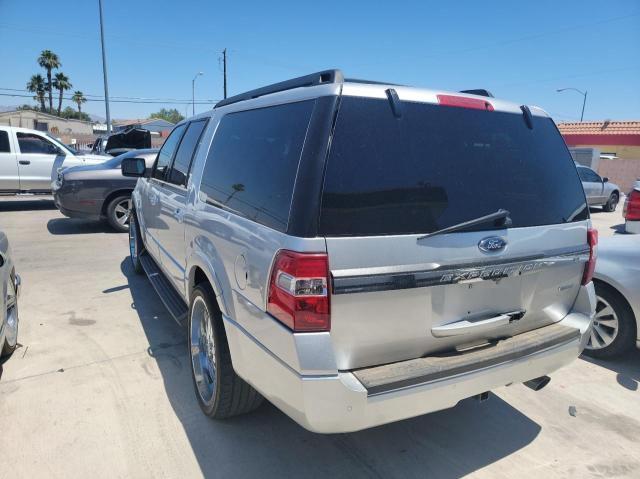 1FMJK1HT0FEF32035 - 2015 FORD EXPEDITION EL XLT SILVER photo 3