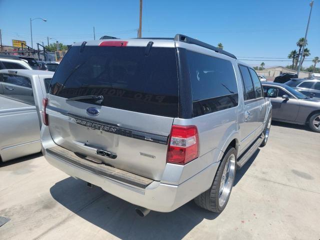 1FMJK1HT0FEF32035 - 2015 FORD EXPEDITION EL XLT SILVER photo 4