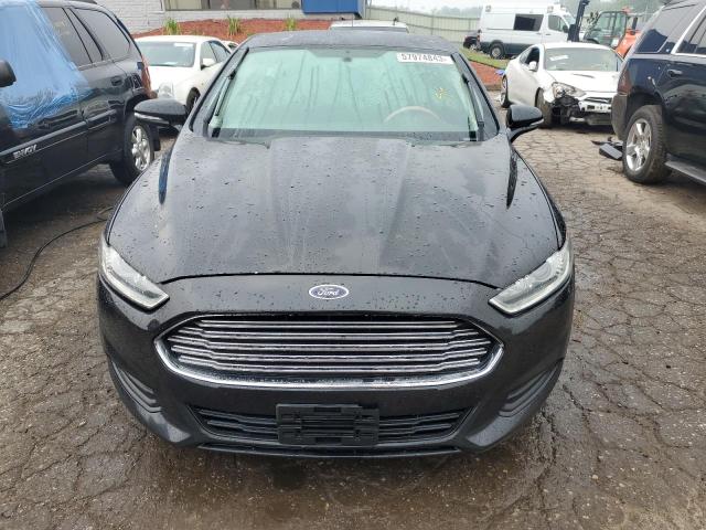 1FA6P0H70F5112211 - 2015 FORD FUSION SE BLACK photo 5