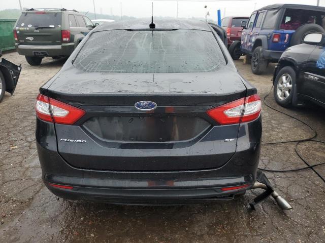 1FA6P0H70F5112211 - 2015 FORD FUSION SE BLACK photo 6