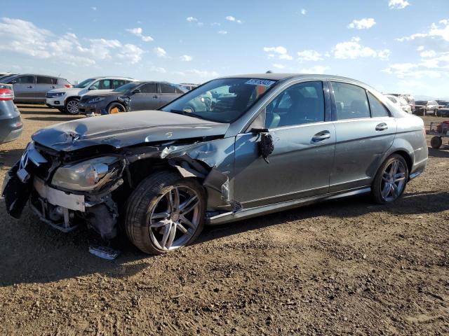 WDDGF4HB3CA626298 - 2012 MERCEDES-BENZ C 250 GRAY photo 1